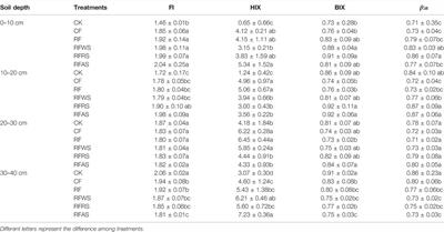 Characteristics of Fluorescent Dissolved Organic Matter in Paddy Soil Amended With Crop Residues After Column (0–40 cm) Leaching